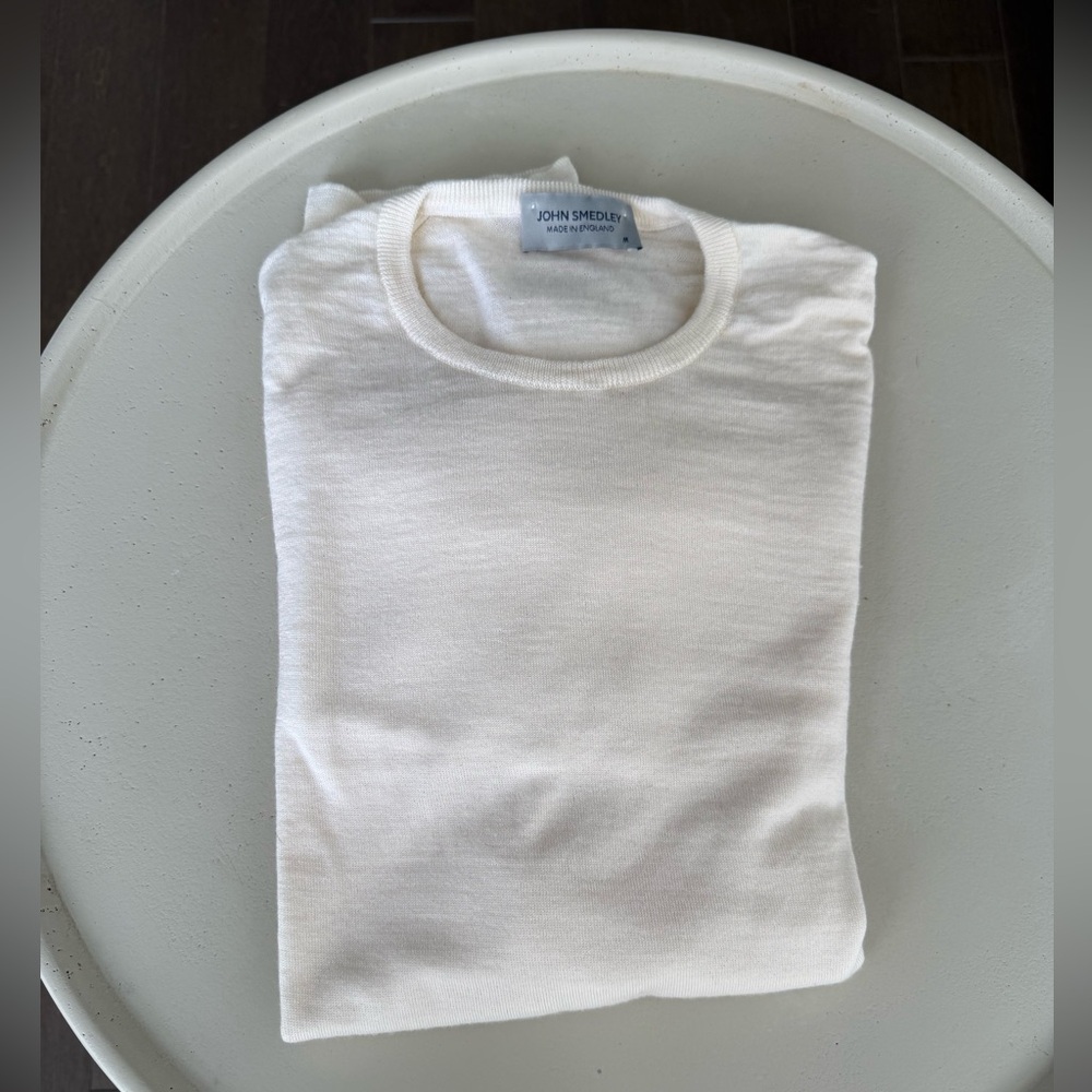 John Smedley Off-White Knitwear